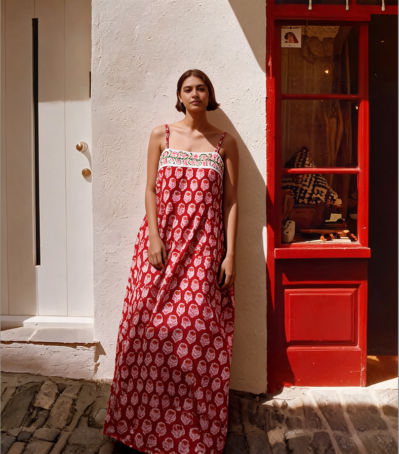 100% Cotton Long Dresses