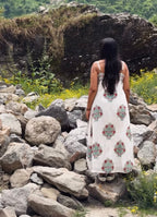 Ira - Handblock Printed Cotton Dress - Long
