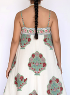 Ira - Handblock Printed Cotton Dress - Long