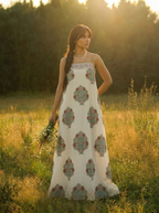 Ira - Handblock Printed Cotton Dress - Long