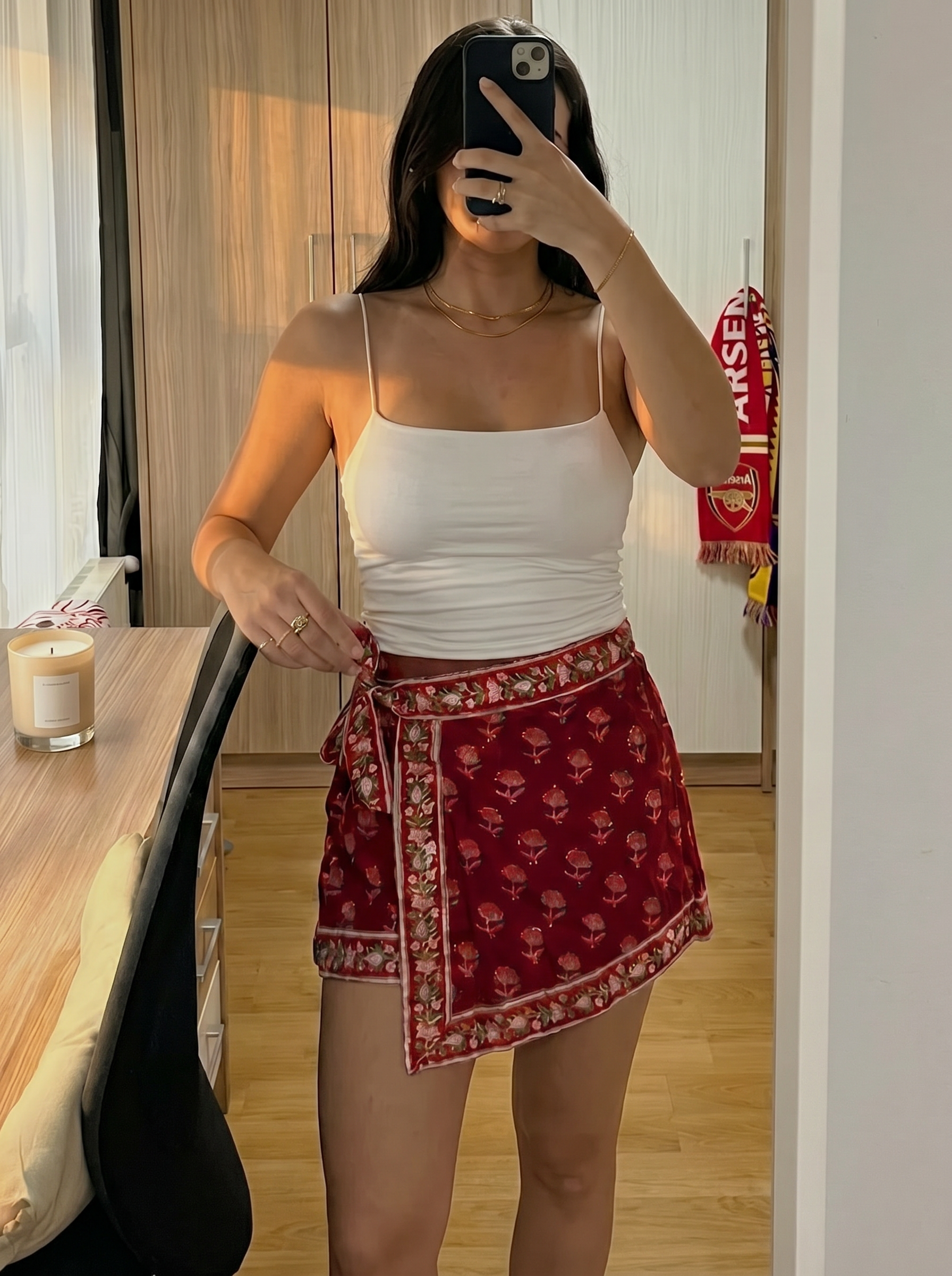 The Chikka Skort - Handblock Printed Cotton Skort