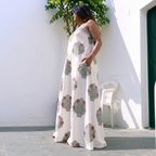 Ira - Handblock Printed Cotton Dress - Long